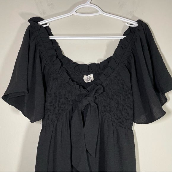 dRa Los Angeles Black Off the Shoulder Benny Dress size L - Picture 10 of 11